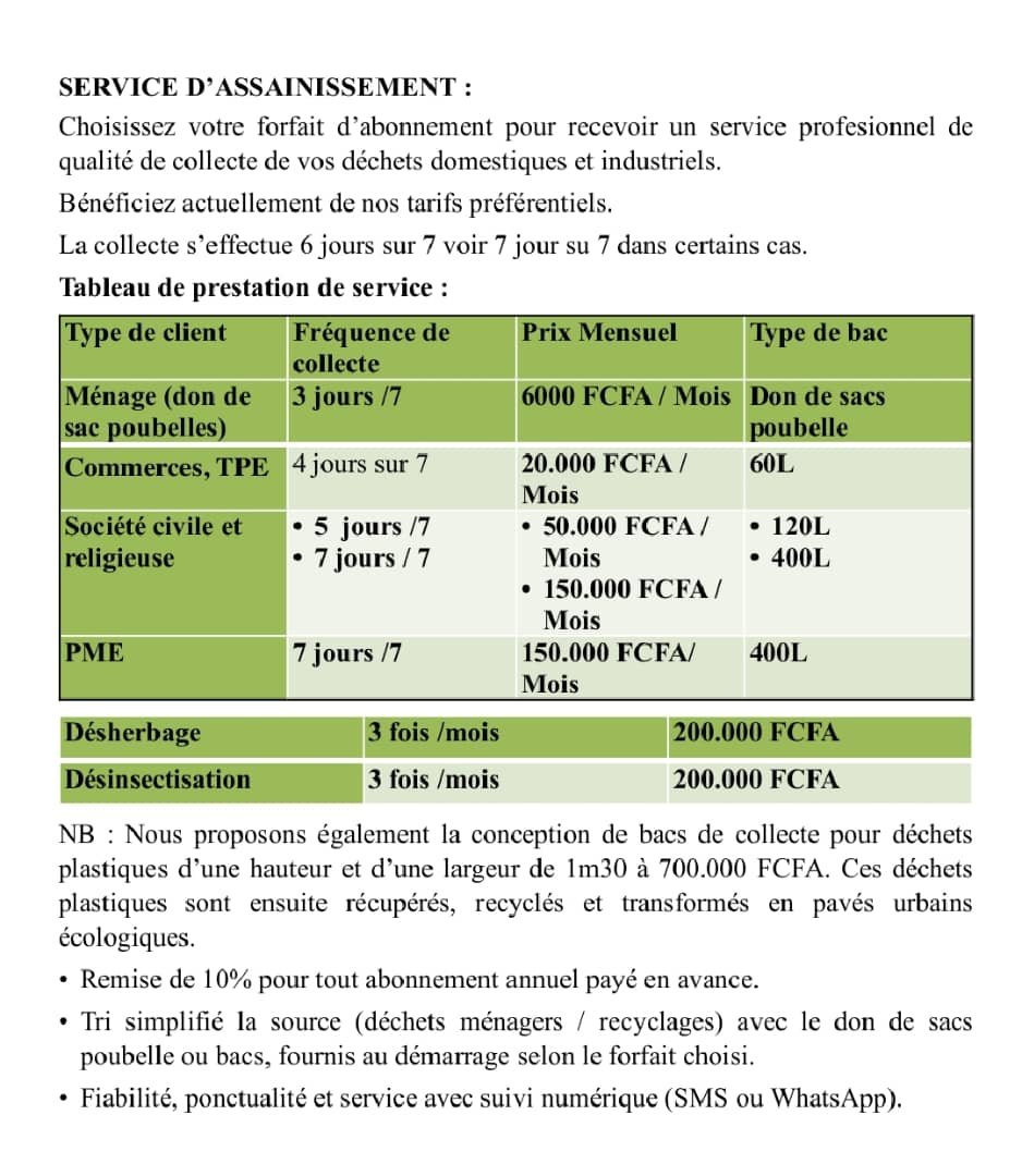 Service Eco-Responsable